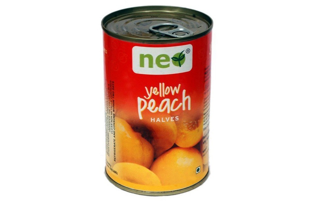 Neo Yellow Peach Halves    Tin  425 grams